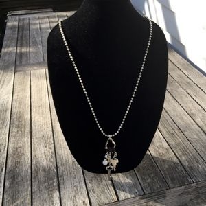 NWT Uno de 50 Man Ojito Charm Long Necklace